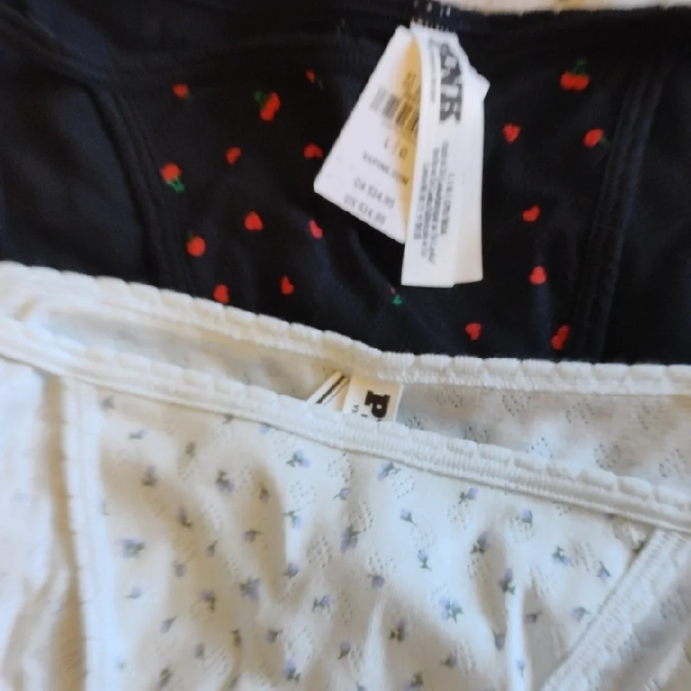 PINK Victoria's Secret Black and Blue Panties Set - Picture 3 of 4